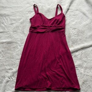 LOFT Pink Sleeveless Fit & Flare Dress | Size Small | Summer Ready